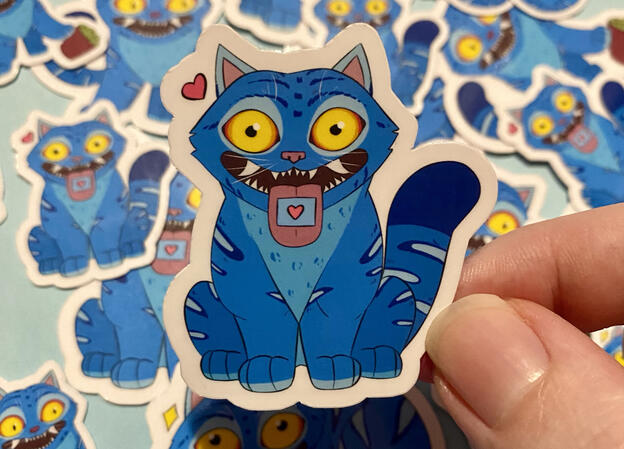 Derpy Tiger sticker Derpy Tiger sticker
