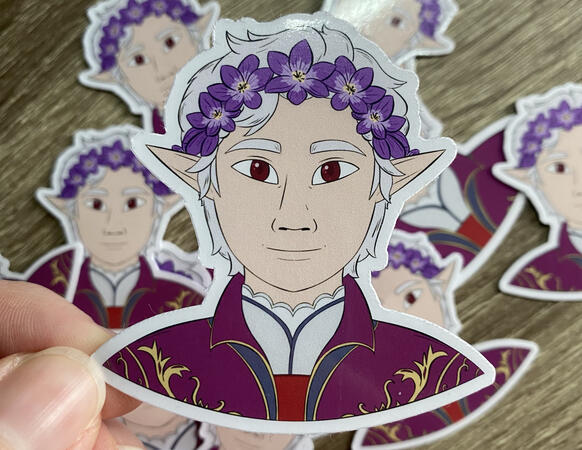 Baldur's Gate sticker