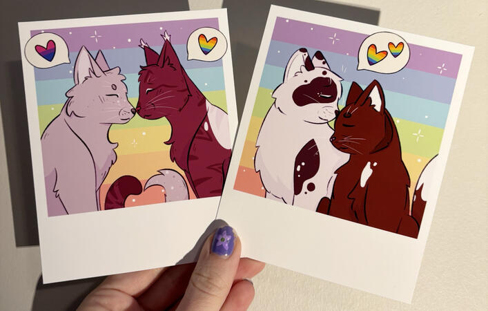 Lgbt+ warrior cats print Lgbt+ warrior cats print